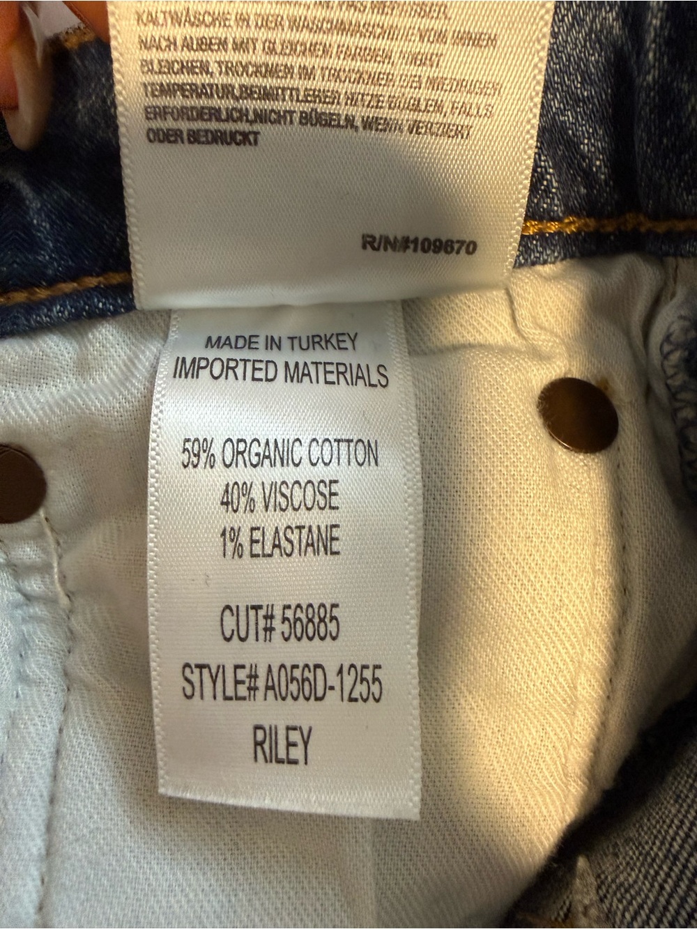 Agolde Riley High Rise Straight Crop Jeans - Picture 5 of 8